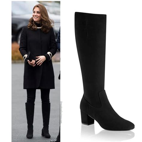 kate middleton replica black suede boots|kate middleton boots sale.